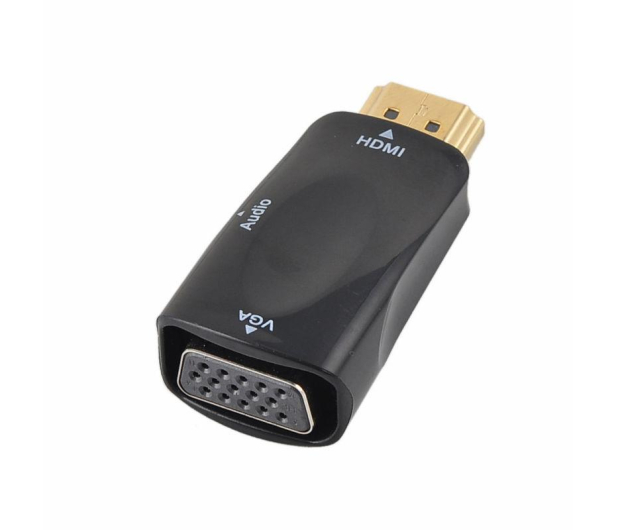 SHIRU Adapter HDMI - VGA, Audio (Minijack 3,5mm) - 341738 - zdjęcie
